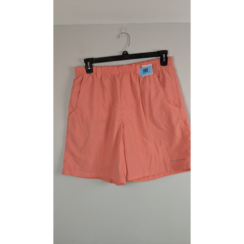 Columbia PFG Men's M Coral Fishing/Swim Shorts – Nylon, No Mesh Lining